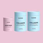 GLOWWA HAIR FOOD + COLLAGEN MONTH SUPPLY
