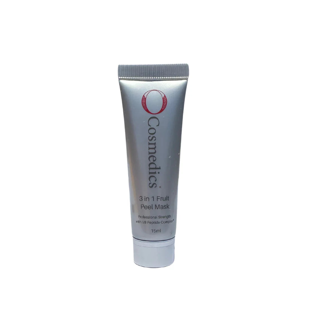 O Cosmedics 3 in 1 Fruit Peel Mask 15ml Travel Size